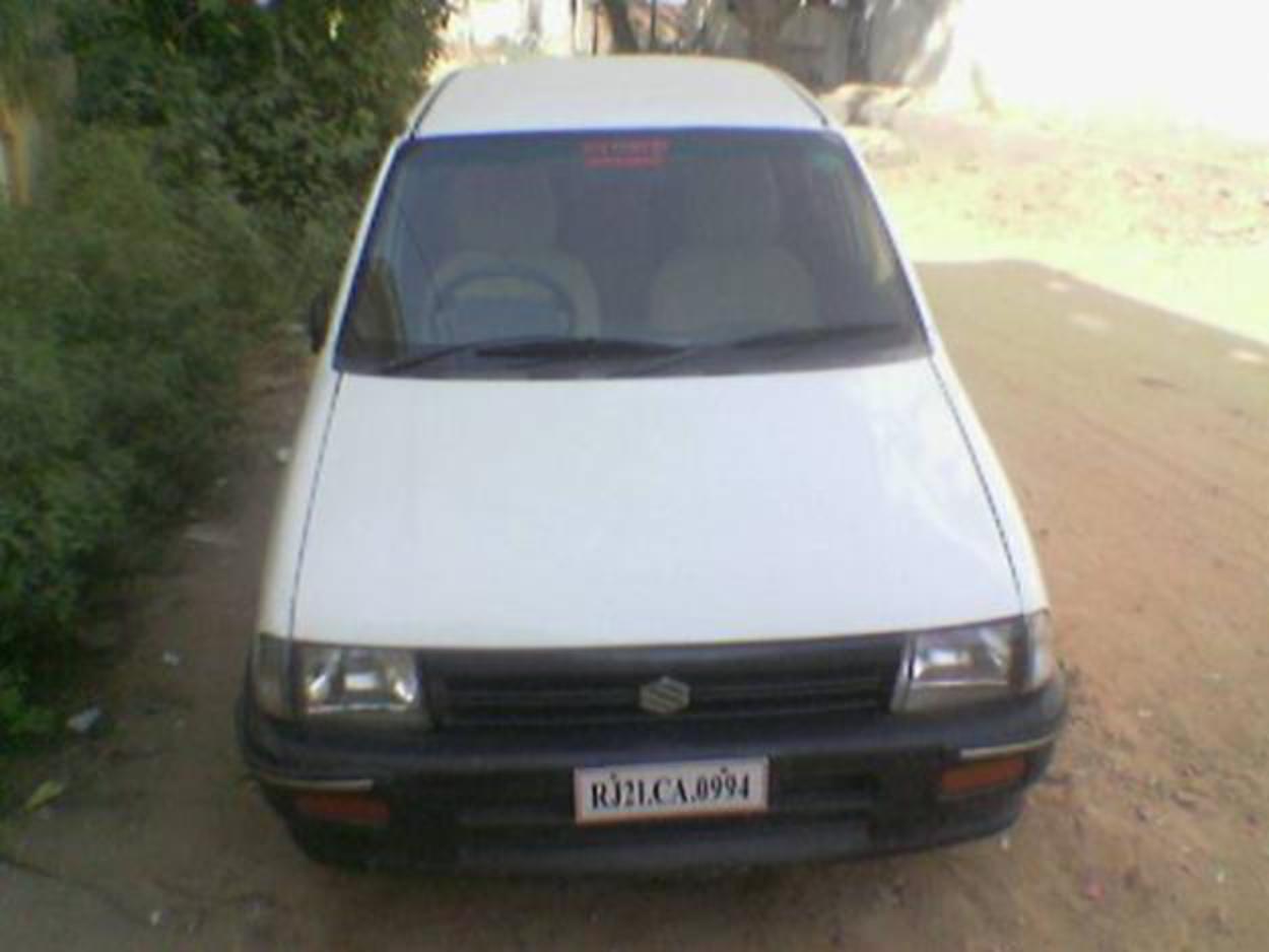 White Maruti Zen 1997 model. - Jaipur - Cars - seat covers vehicles