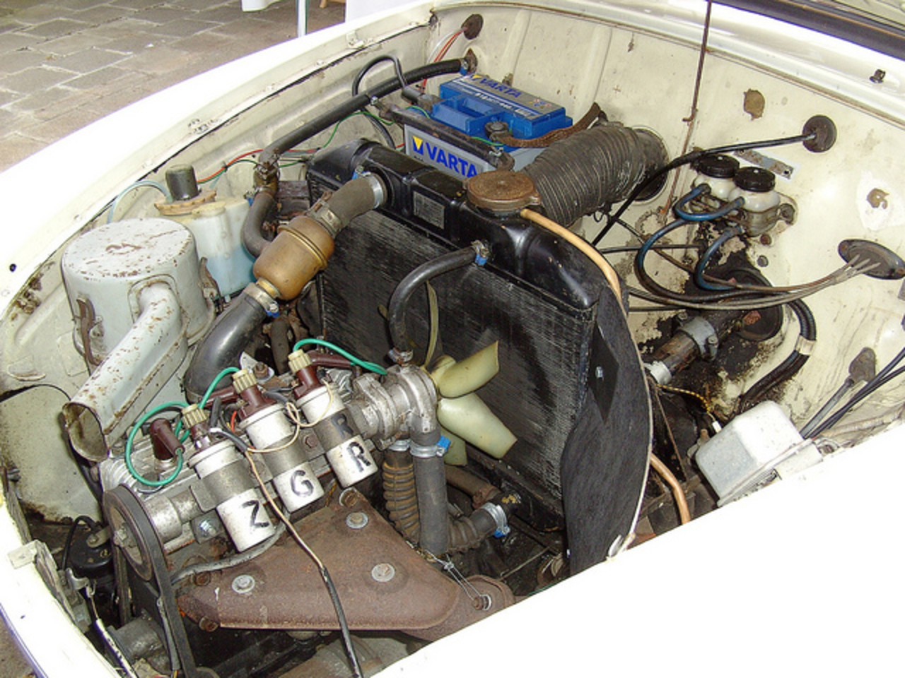 1976 FSM Syrena 105, the engine | Flickr - Photo Sharing!