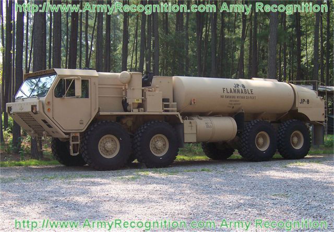 M978 A2 Oshkosh heavy expanded mobility tactical fuel servicing ...