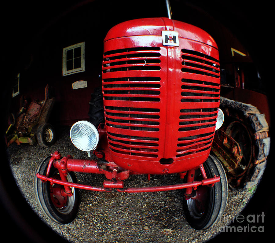 Old International Harvester Tractor Photograph by Clayton Bruster ...
