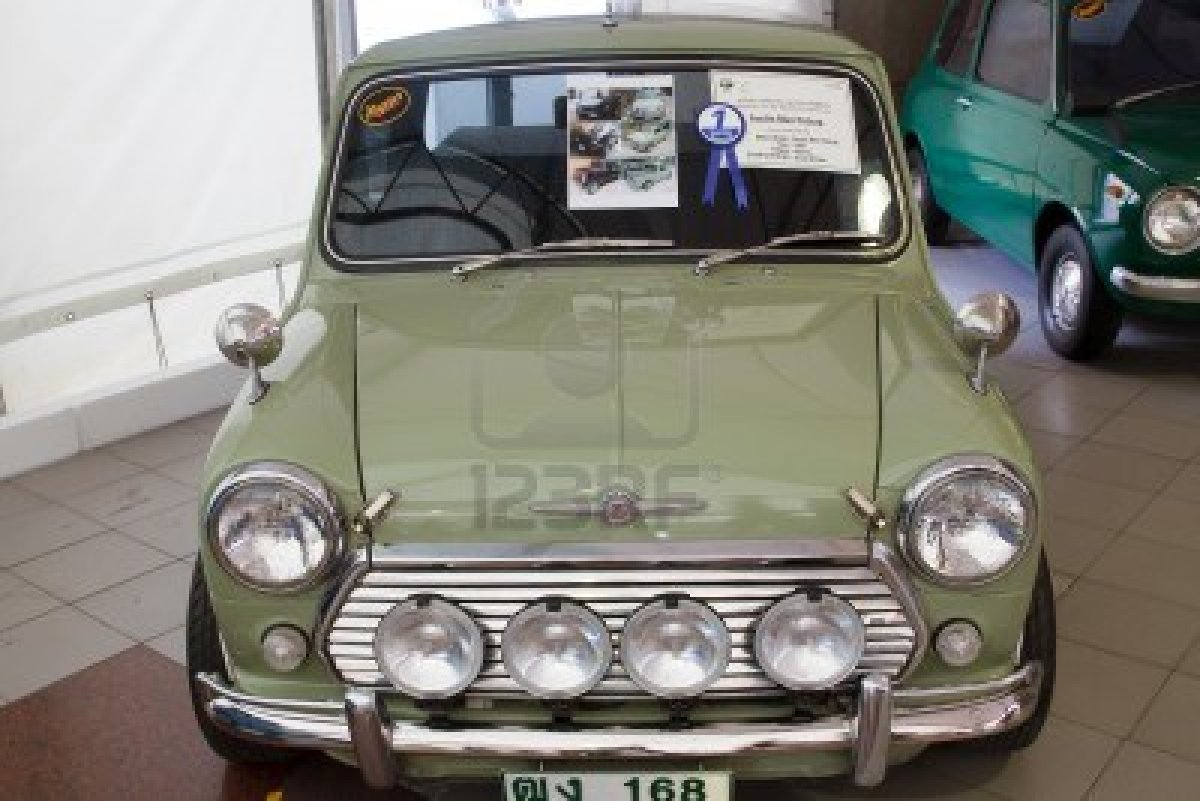 BANGKOK - JUNE 24 : Austin Mini Pickup , Vintage Cars On Display ...
