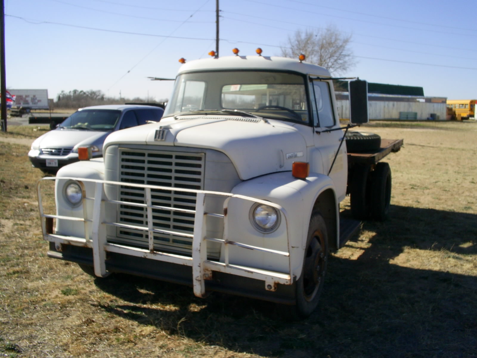1975 Loadstar 1600 Truck and 1970's Dodge Van in Coahoma, Texas