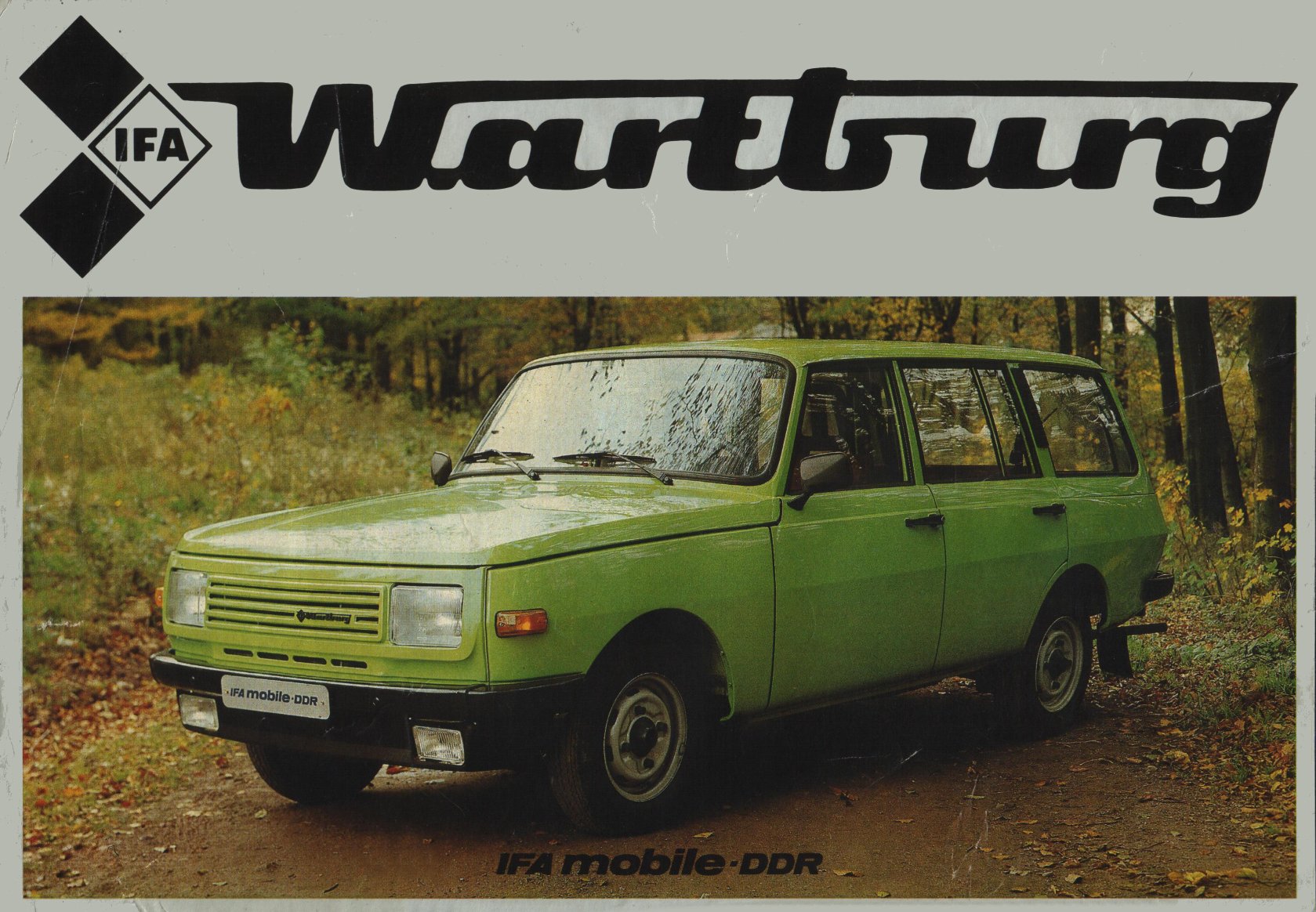 1985 Wartburg Tourist brochure