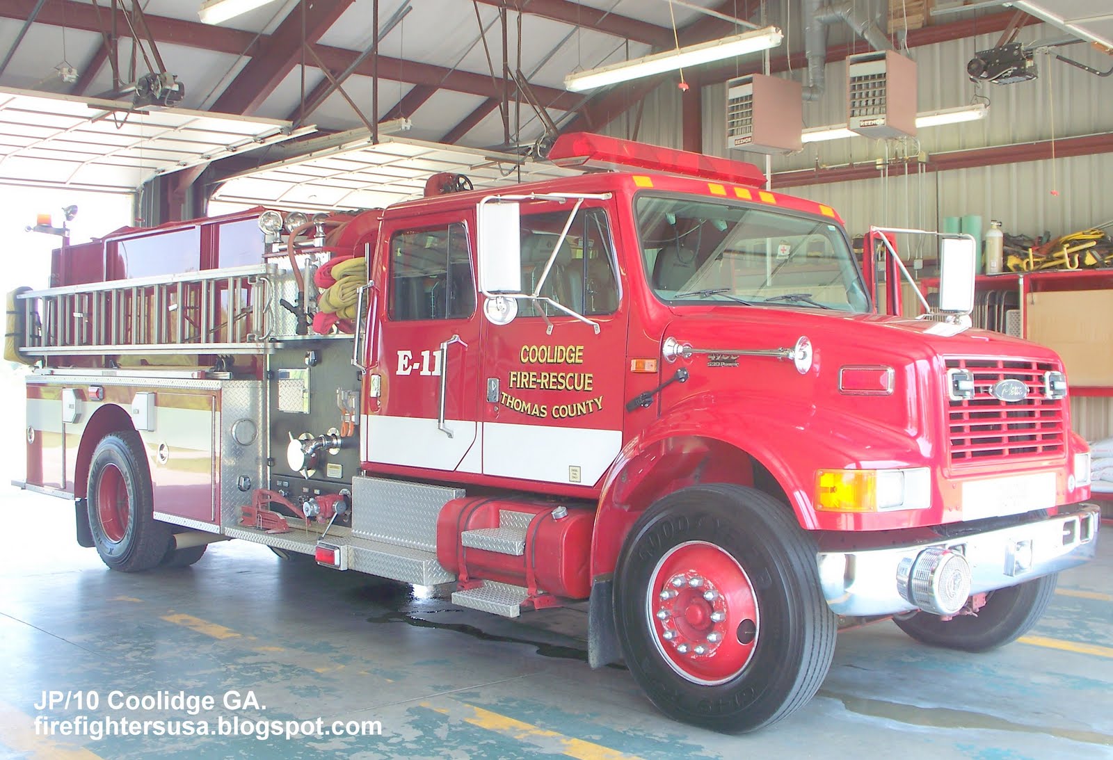 Fire Dept. Trucks GA.FL.AL.Rescue Station Firemen Firefighters ...