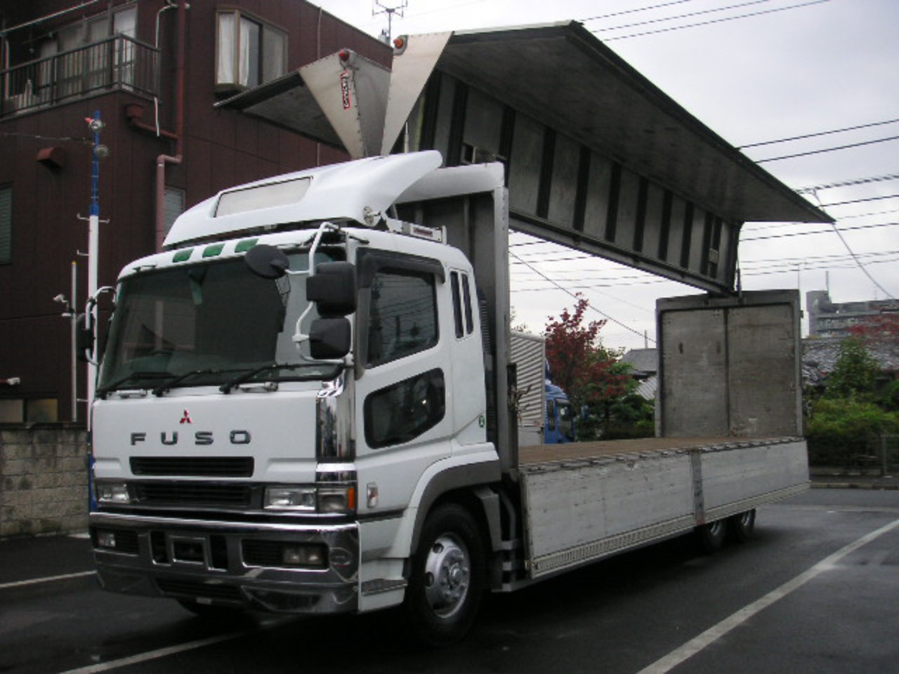 MITSUBISHI FUSO SUPER GREAT 6D40 FU510UZ wing truck box body heavy ...