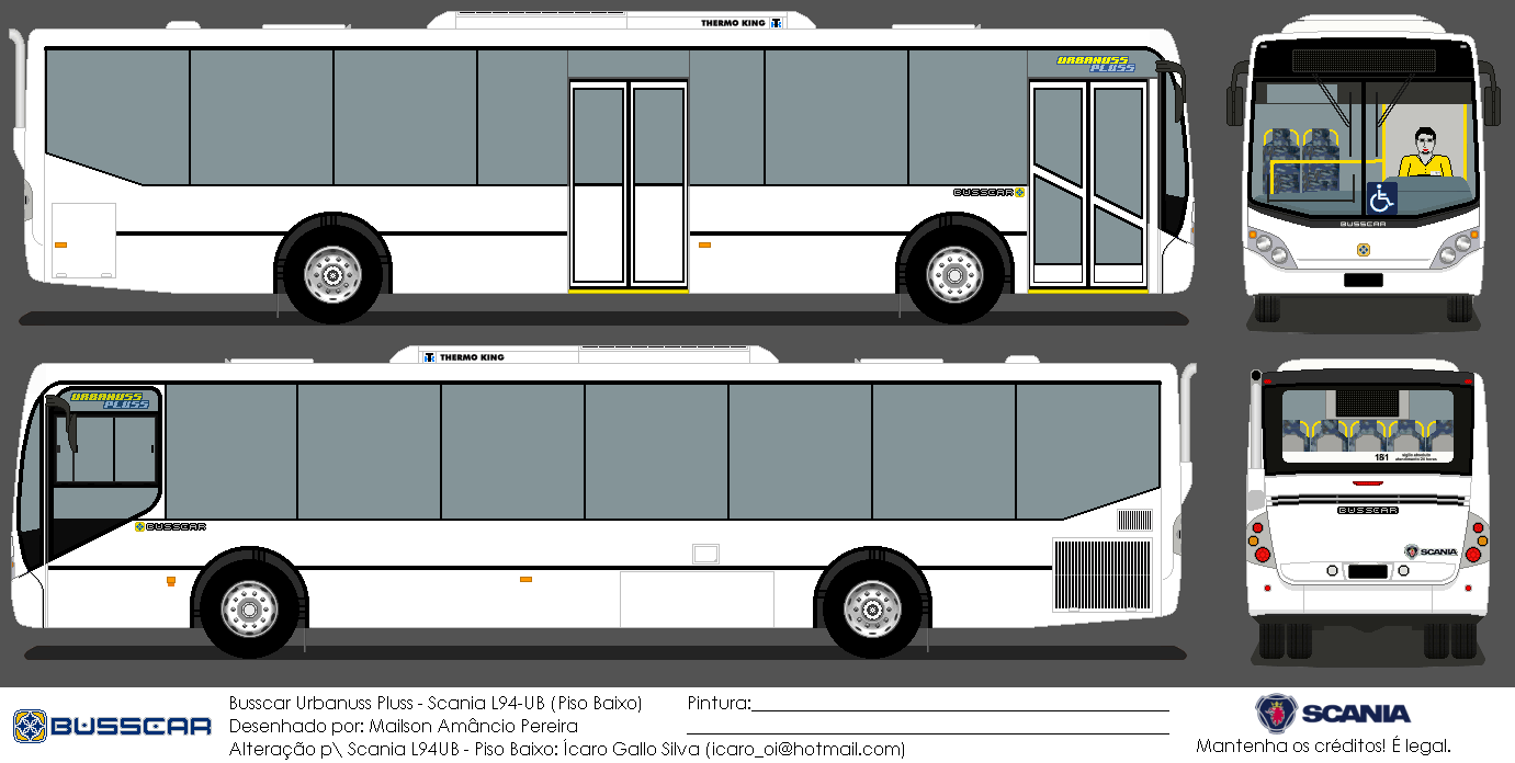 Busscar Urbanuss Pluss (Scania L94UB-Piso Baixo) - Download ...