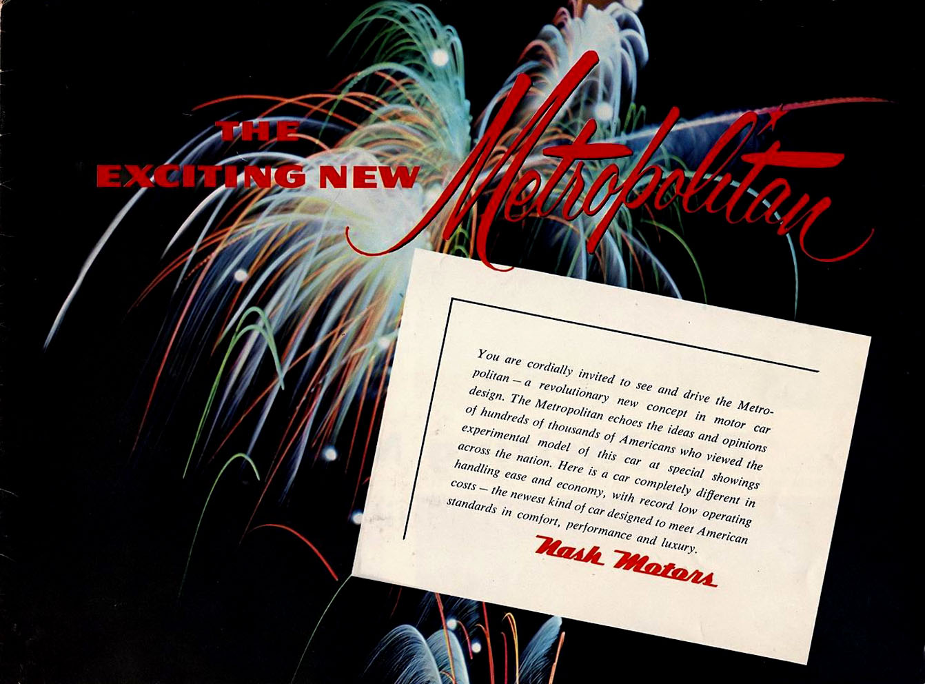 Automobile Brand's Of The Past..,: 1954 Nash Metropolitian