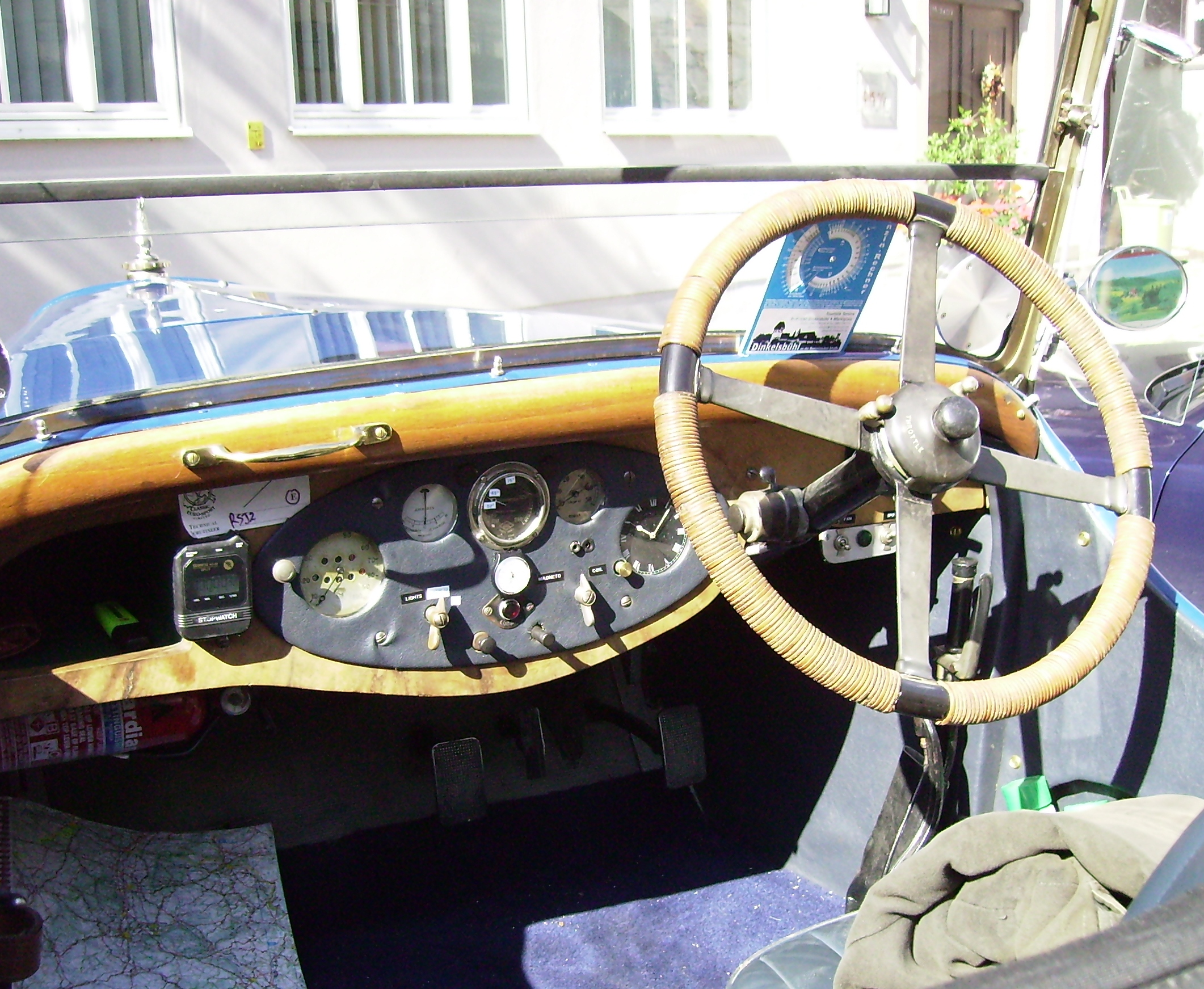 File:Alvis Silver Eagle cockpit.JPG - Wikimedia Commons