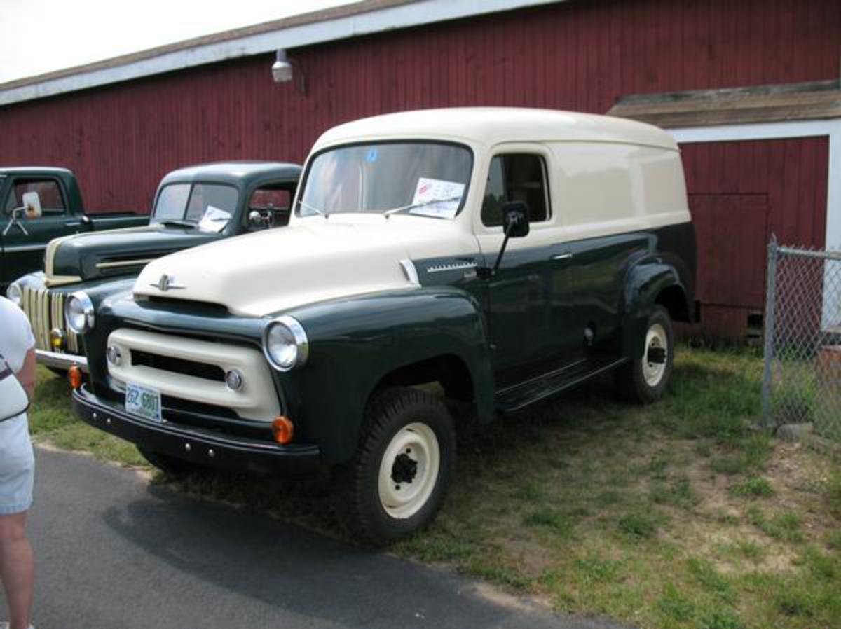 1955 International Panel Truck (Side) Photos from Russel Wood ...