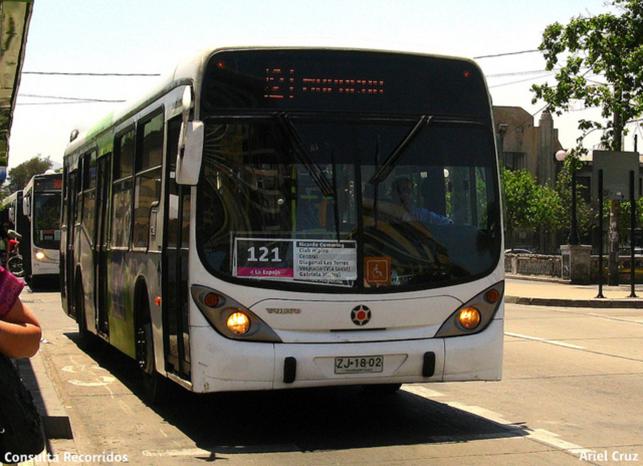 121 ex 311 - Transantiago | Marcopolo Gran Viale / ZJ1802 | Flickr ...