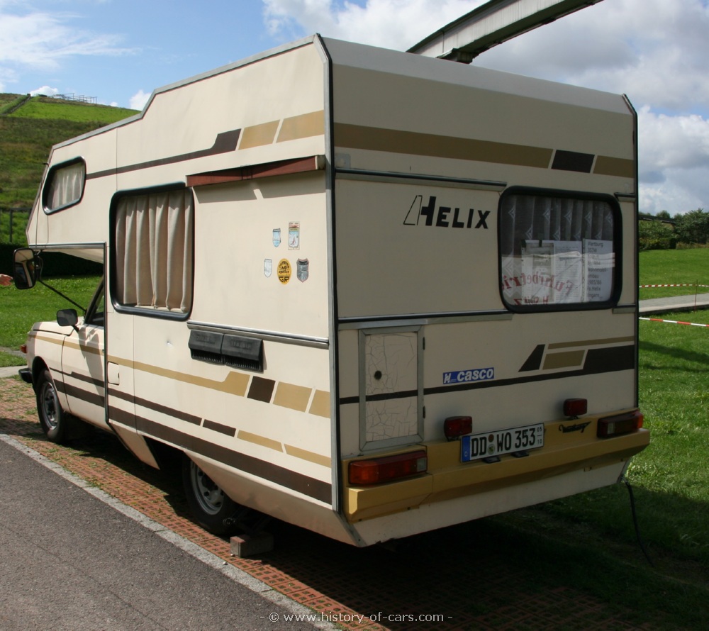 veb sachsenring 1984 wartburg 353w tourist camper helix - the ...