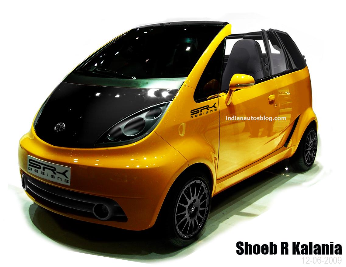 Rendering - Tata Nano convertible and station wagon