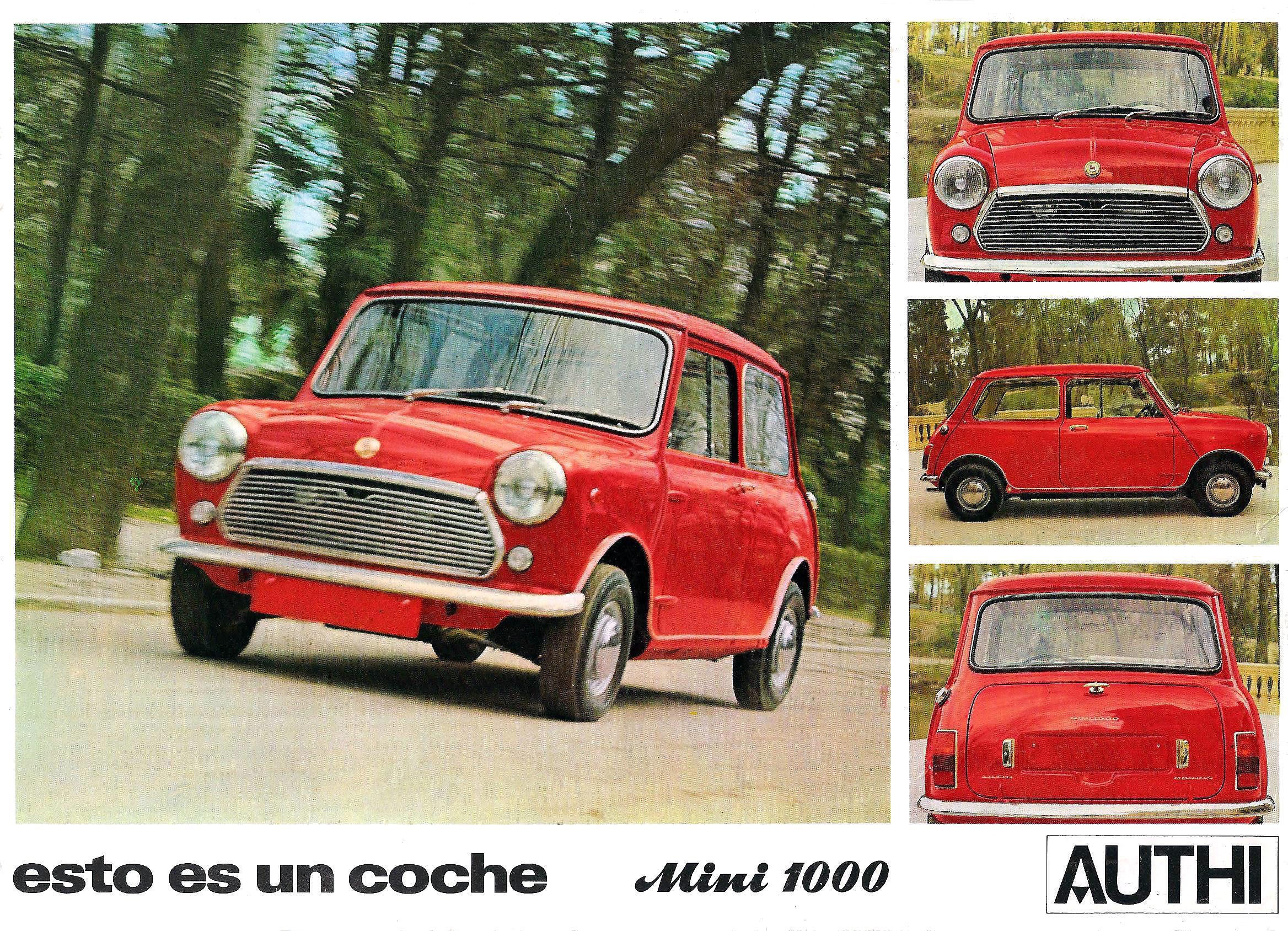 1970 Authi Mini 1000 brochure