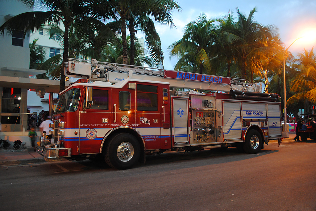 Miami Beach Fire Rescue Pierce Ladder Truck | Flickr - Photo Sharing!