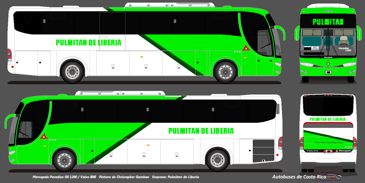Dibujos de Autobuses De Costa Rica