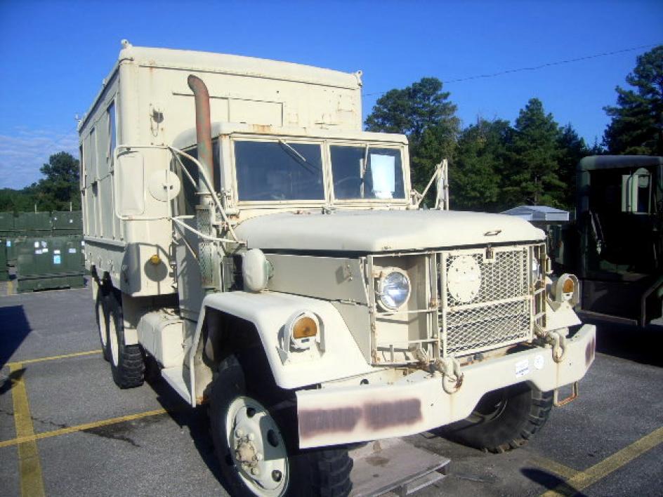 1973 AM General M109A3, 6x6, 2 1/2 ton shop van truck, without ...
