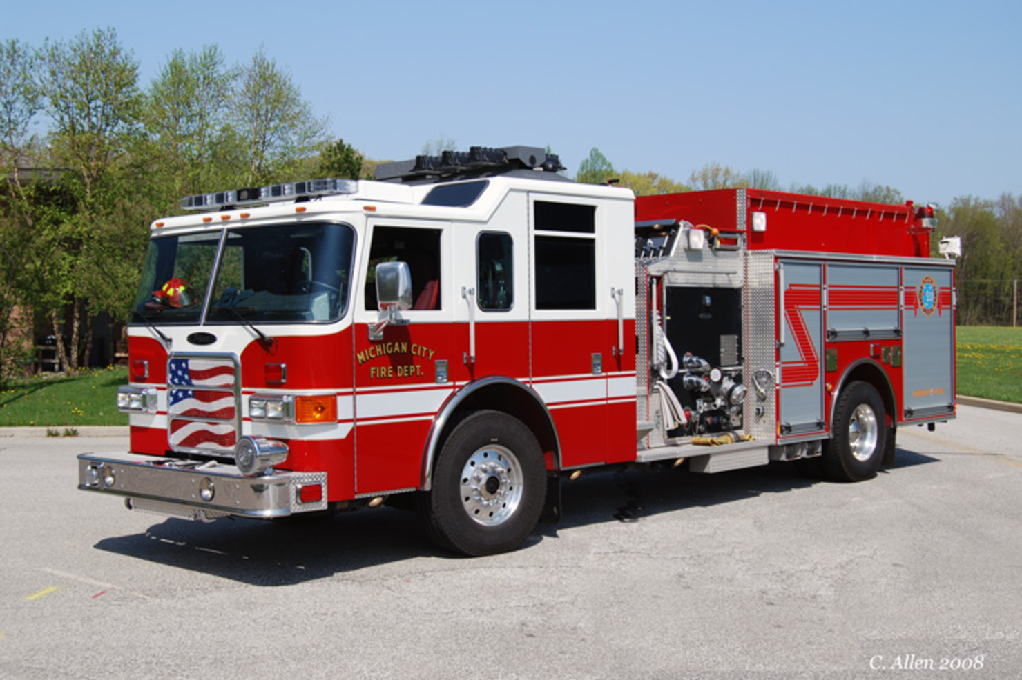 Indiana Fire Trucks: Michigan City Fire Department
