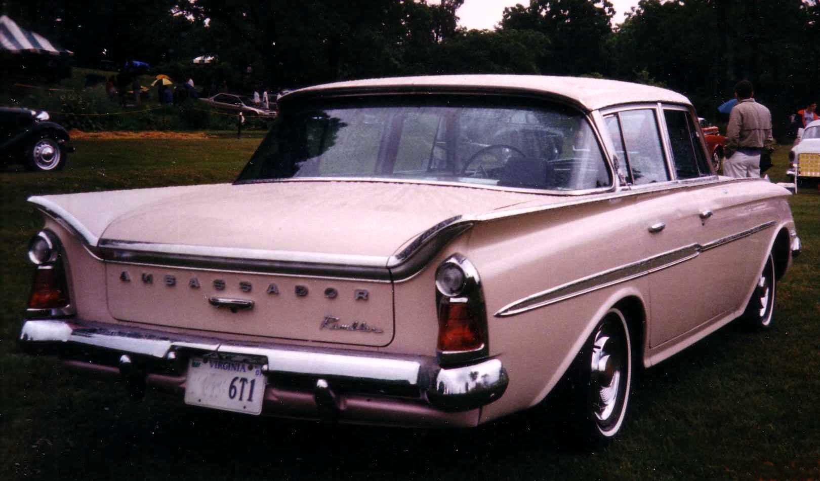 File:1961 AMC Rambler Ambassador 4-door pink rear.JPG - Wikimedia ...