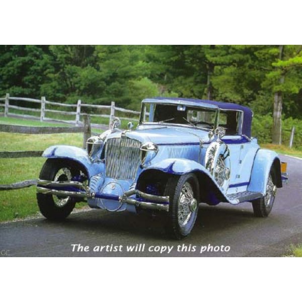 1930 Cord L 29 Cabriolet oil painting