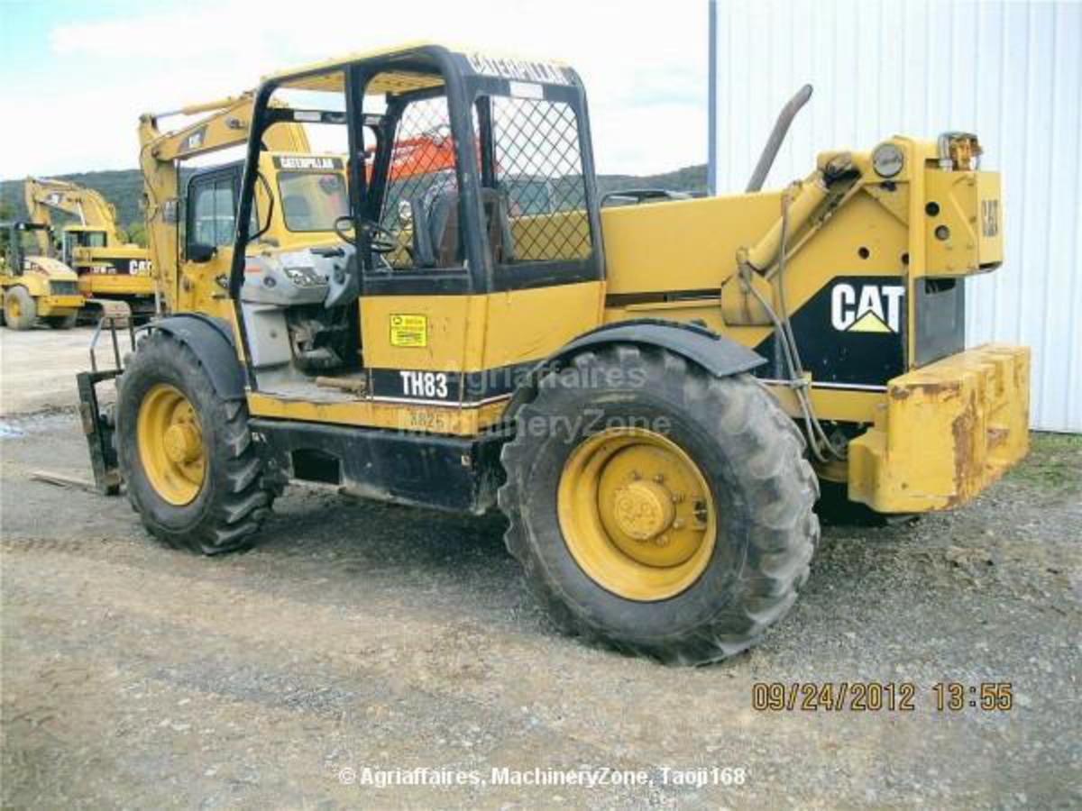 Telescopic Forklift Caterpillar TH83 of 1997, 26994 EUR for sale ...