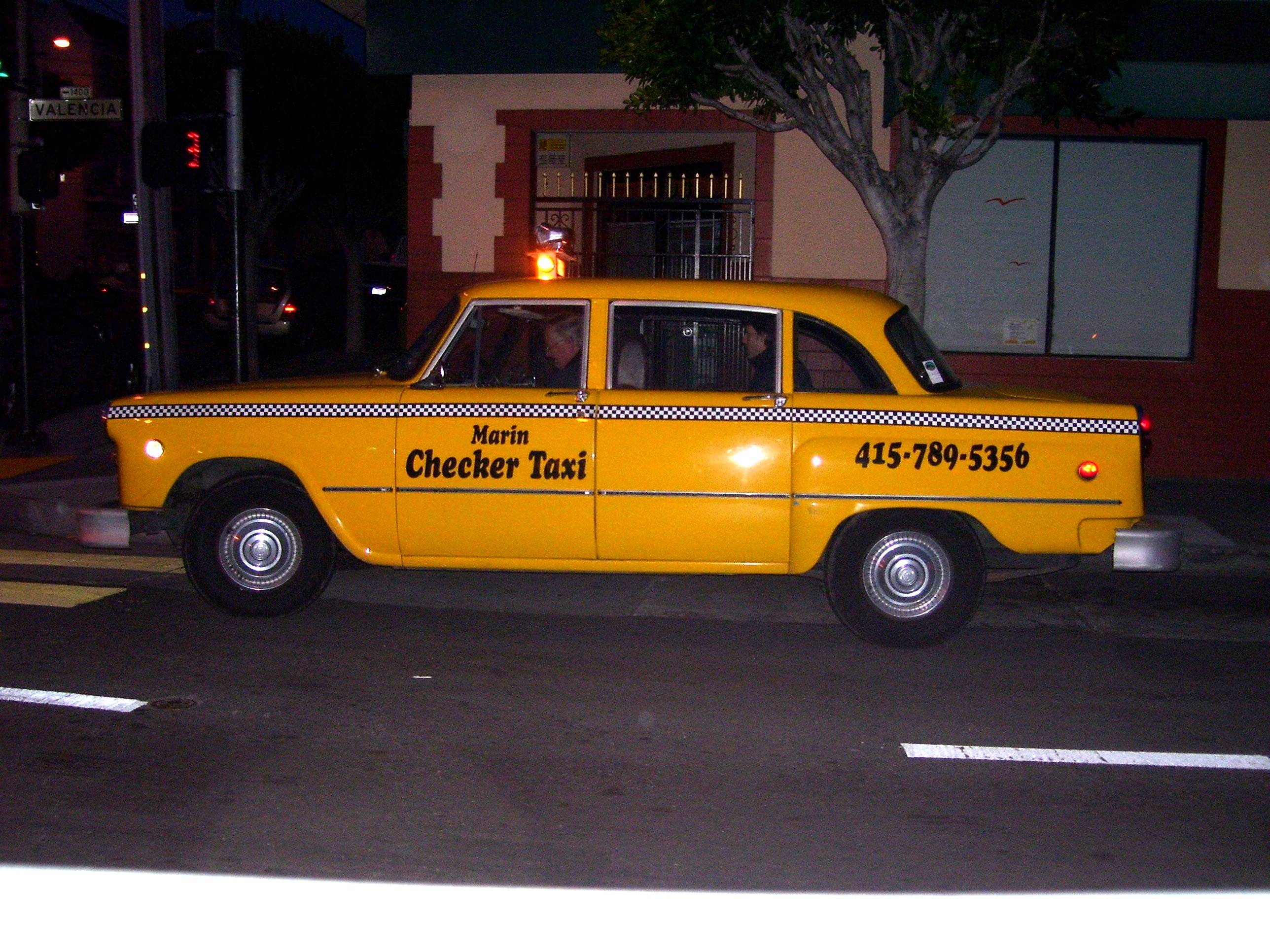 Yellow Checker Taxi Drop Off | Flickr - Photo Sharing!