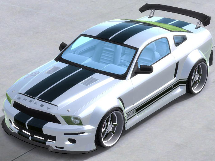 Trackmania Carpark â€¢ 3D Models â€¢ Shelby Mustang GT500KR Wide
