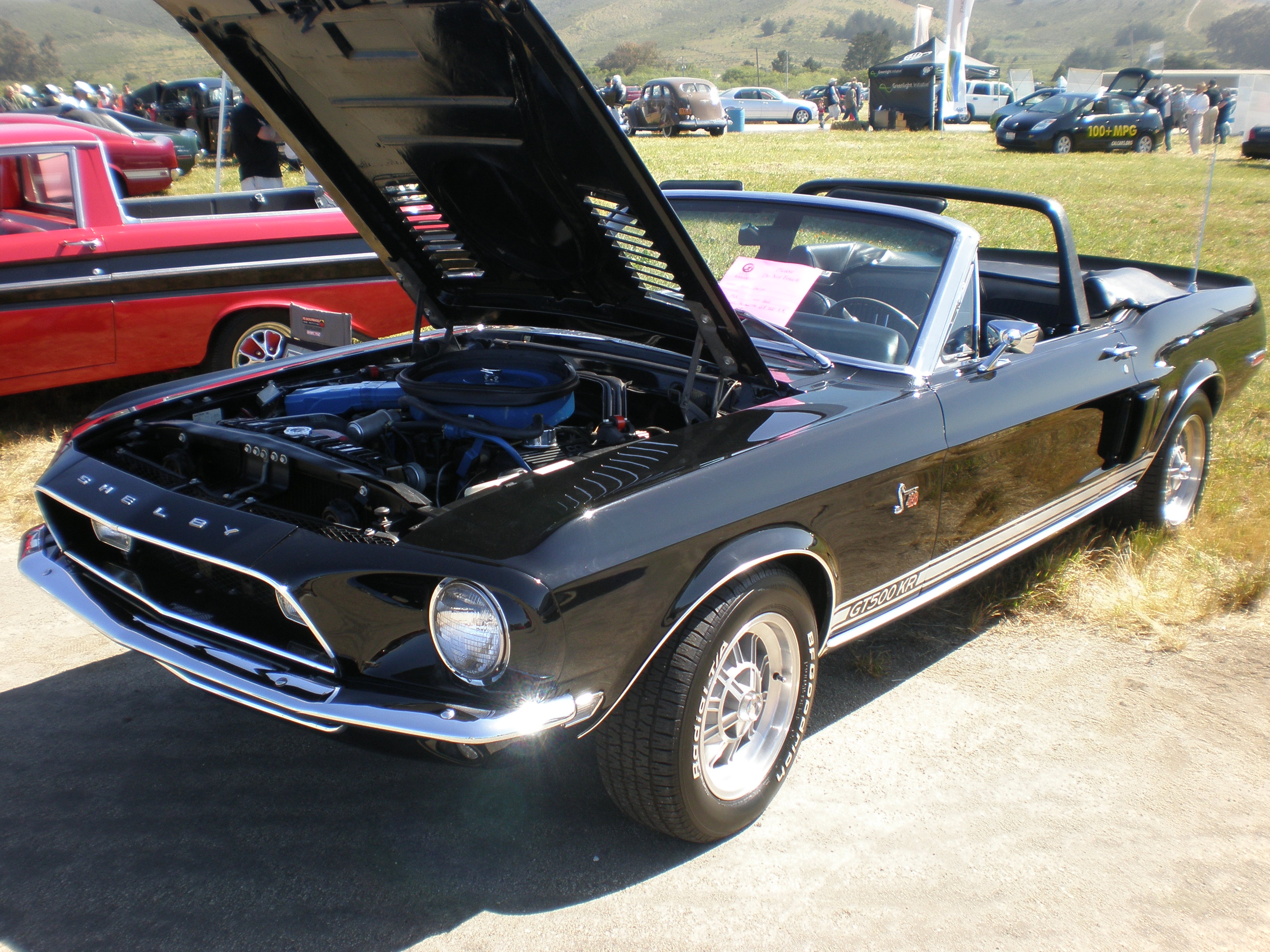 File:1968 black Shelby Mustang GT500KR side 2.JPG - Wikimedia Commons