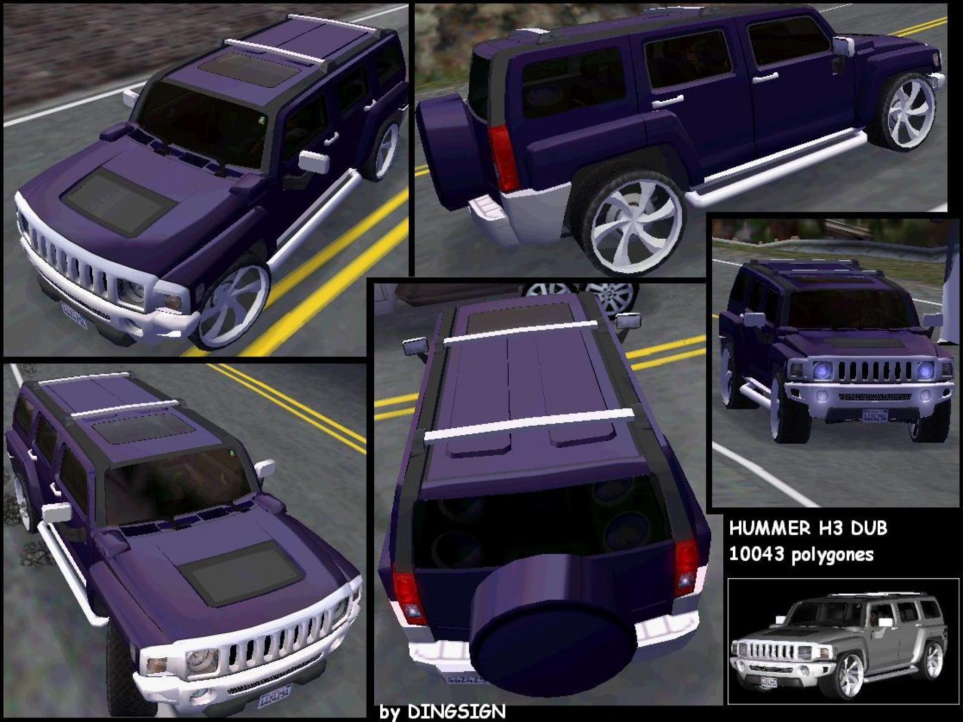 High stakes am general hummer h3 dub by dingsign screenshot