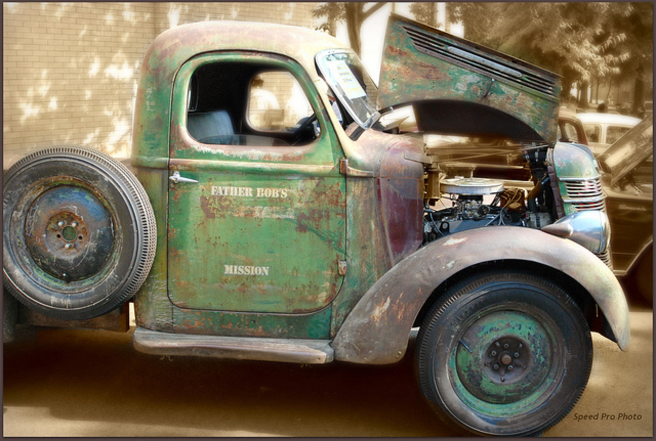 1938 International 1 12 Ton truck Grn Patina | Flickr - Photo Sharing!
