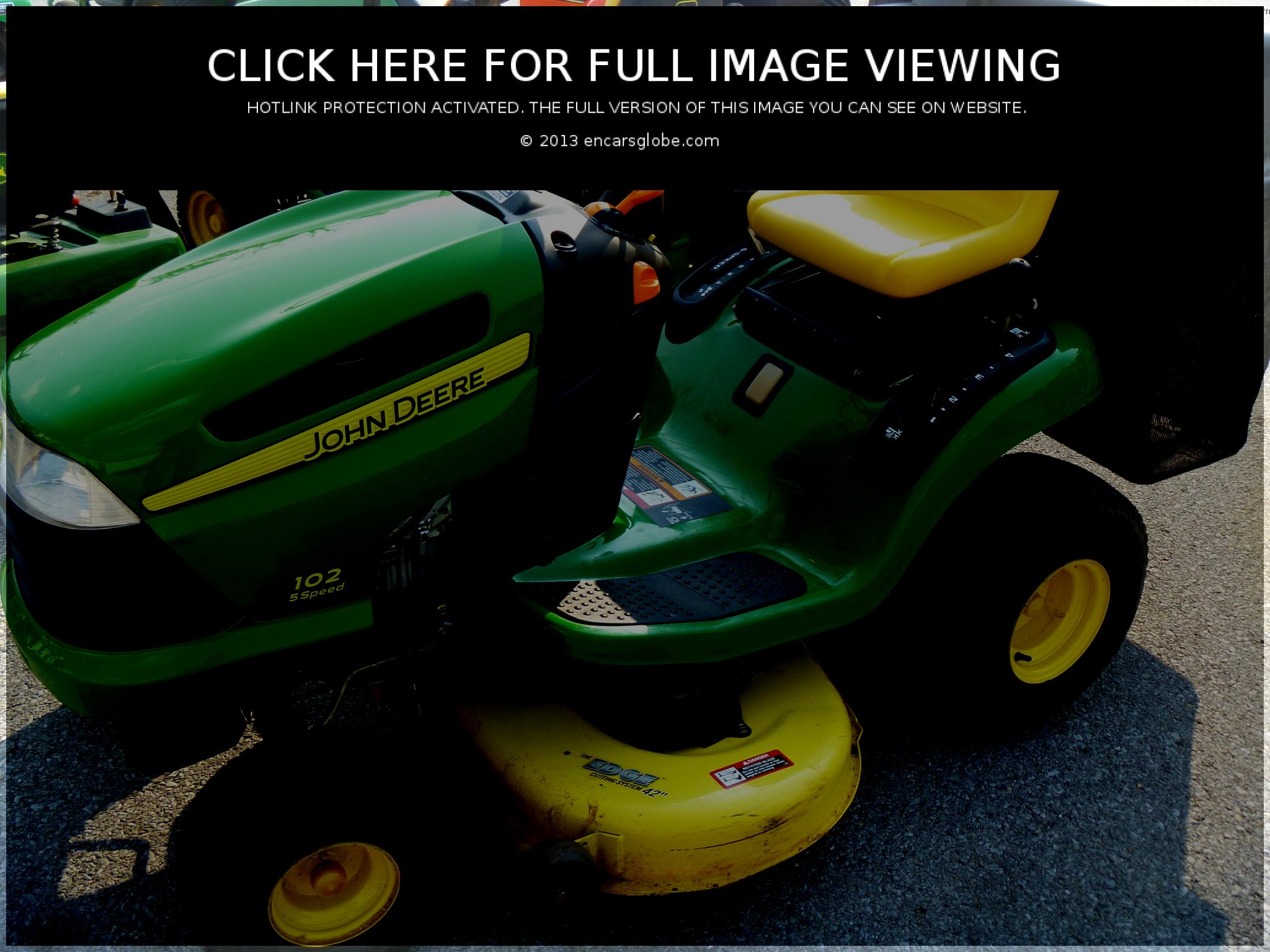 John Deere 102: Photo gallery, complete information about model ...