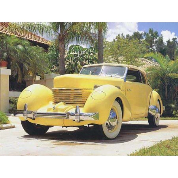 1937 Cord 812 Convertible oil painting