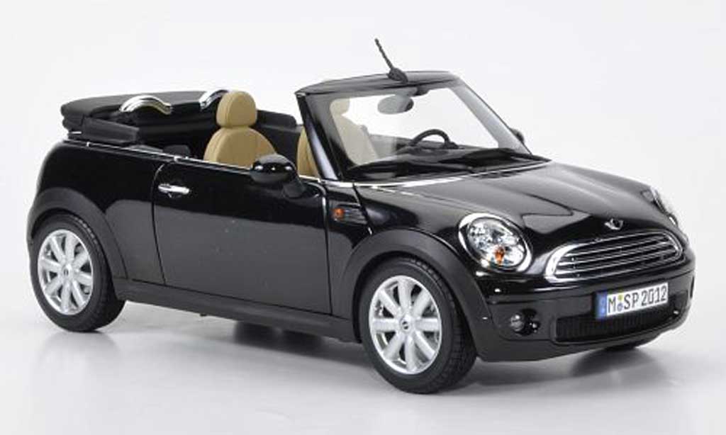 Bmw Mini Cooper cabriolet black Kyosho diecast model car 1/18 ...