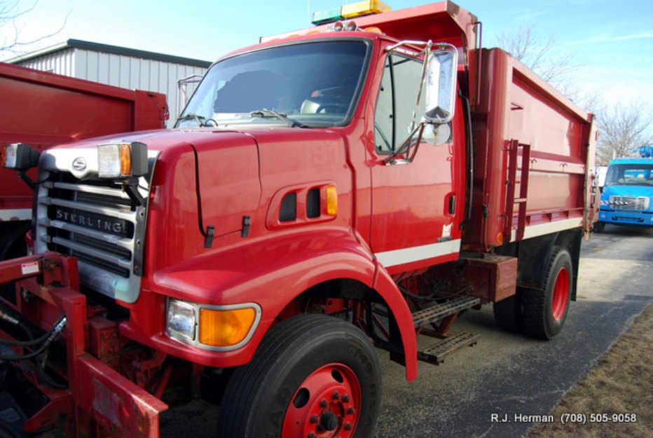 2001 Sterling L7501 Snow Plow Dump Truck, Salt Spreader - Trucks ...