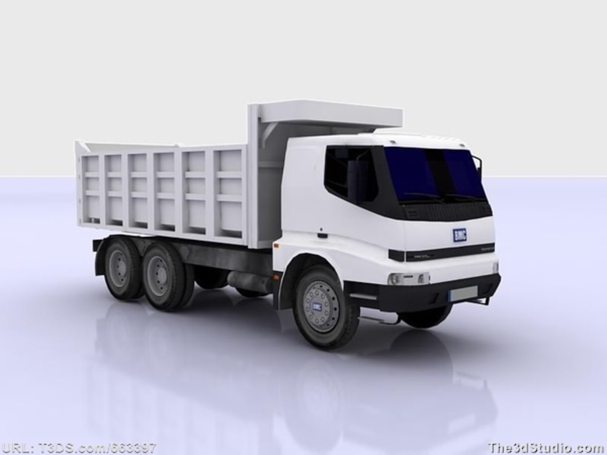 3d models BMC Profesyonel PRO 624 Dump Truck