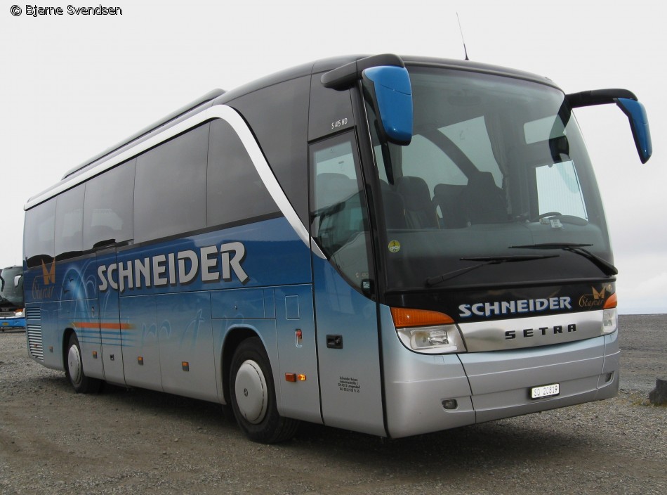 Schneider (Setra S 415 HD) - Nordkap, Norway - BusGlobe
