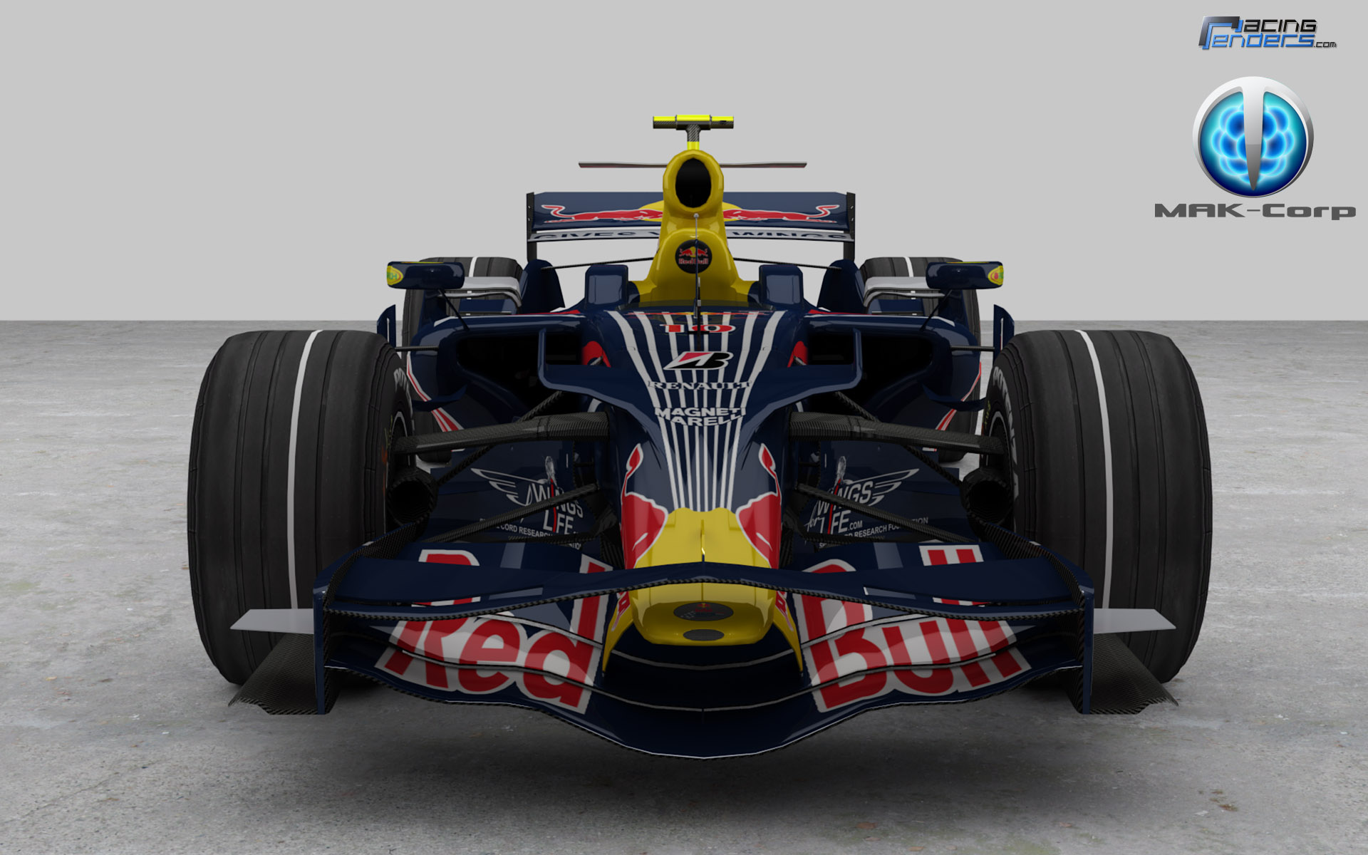 F1 2008 by Mak Corp â€“ Red Bull RB4 Renders â€” VirtualR â€“ Sim Racing ...