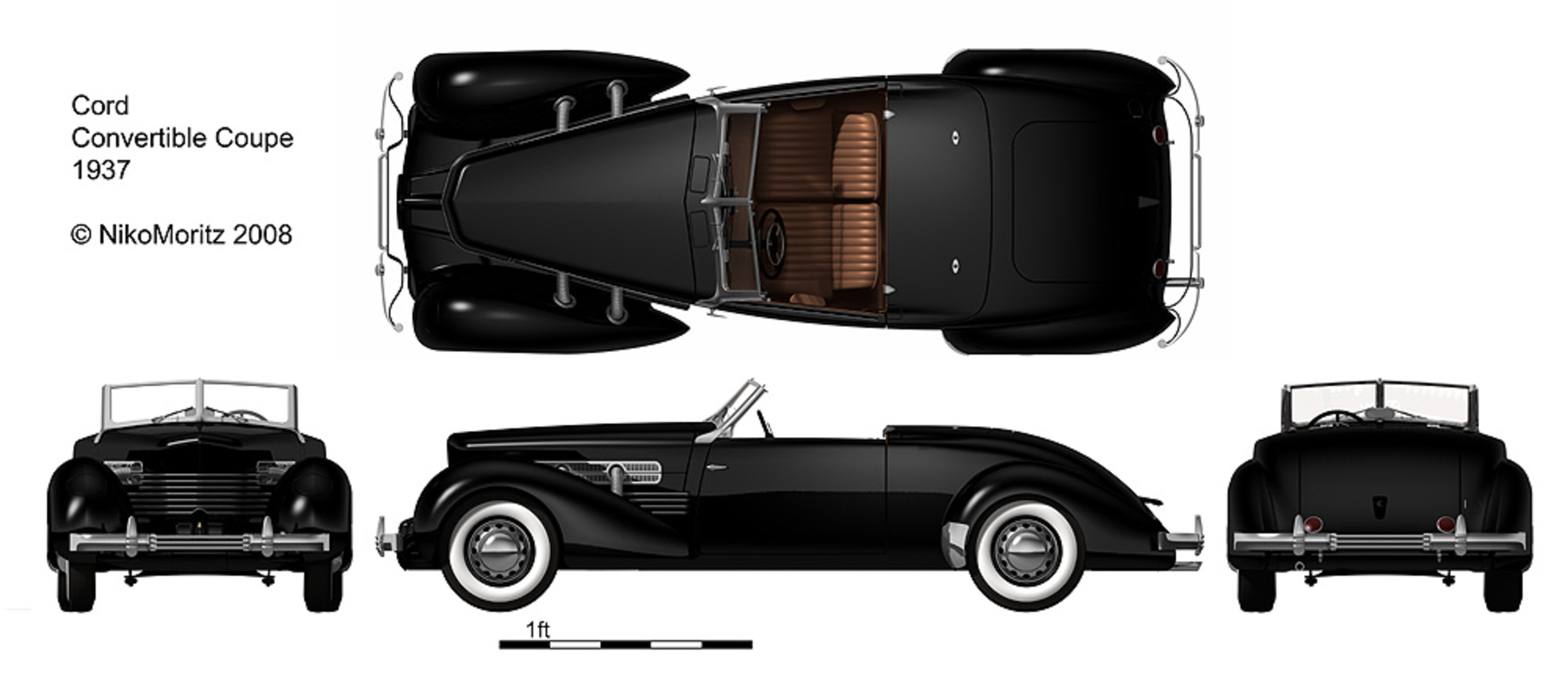 Cord Convertible Coupe 1937