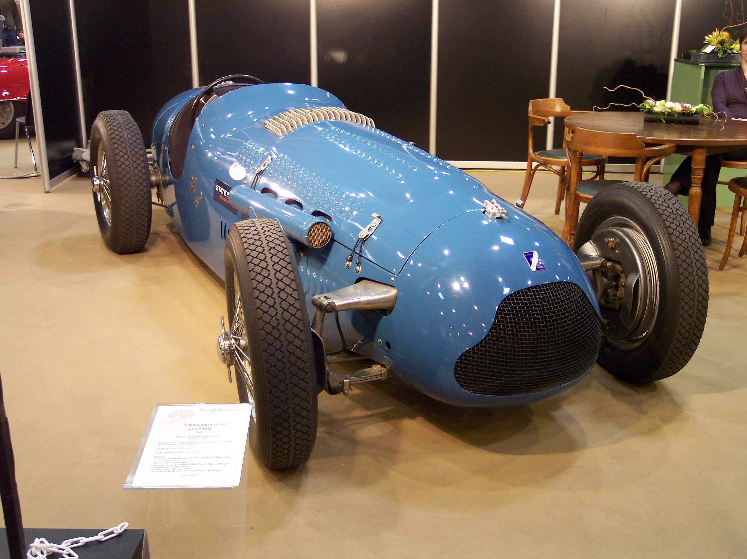 File:Talbot-Lago T26 Grand Prix 1949 blue vr TCE.jpg - Wikimedia ...