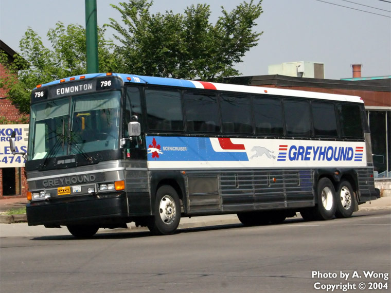 GrayHound and Bolt bus have how many different types of MCI's ...
