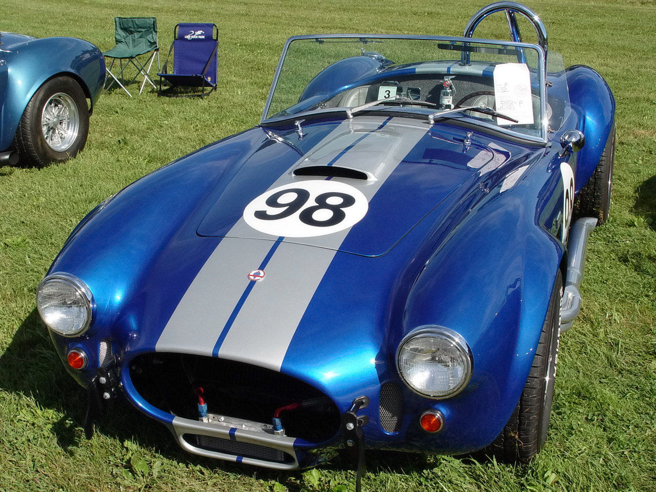 Shelby Cobra 427 - #98 - Blue - Front Angle - 1280x960 Wallpaper