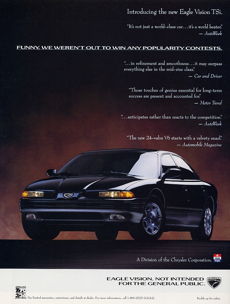 Curbside Classic: 1993 Eagle Vision â€“ DeSoto 2.0