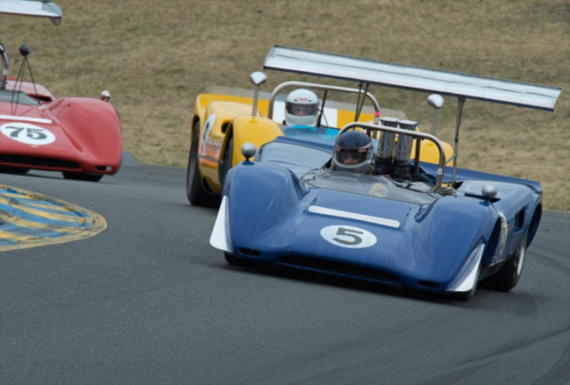 1969 Lola T163 Jim Gallucci, 1968 McLaren M6B Bob Lee and 1969 ...