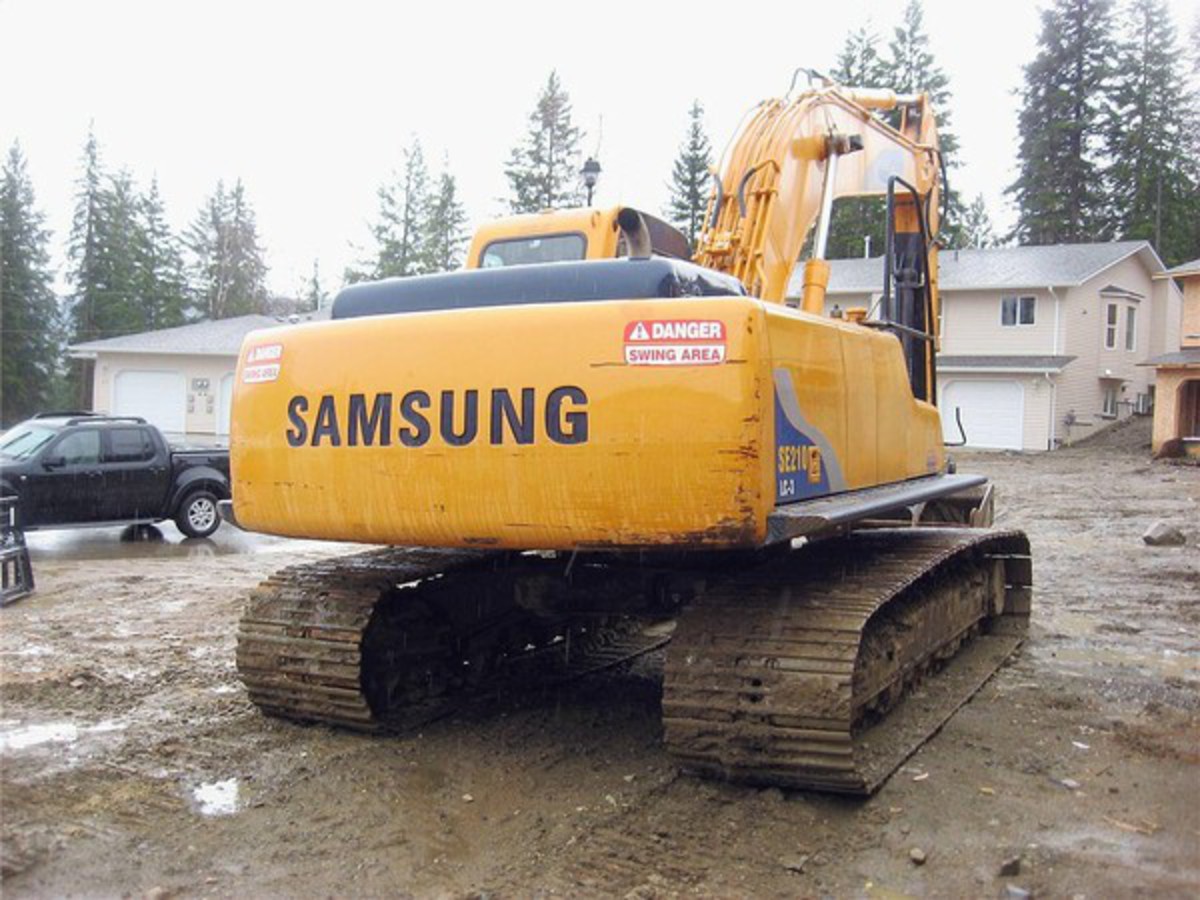 Samsung SE210 LC-3 - Crawler excavators - Construction equipment ...