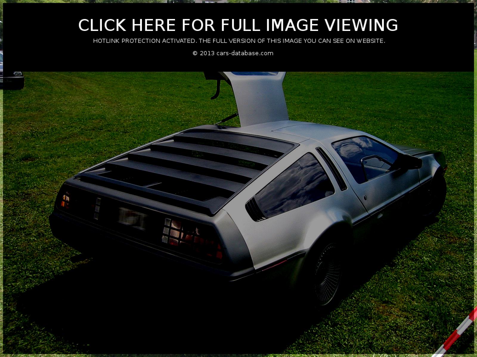 De Lorean Dmc-12: Information about model, images gallery and ...