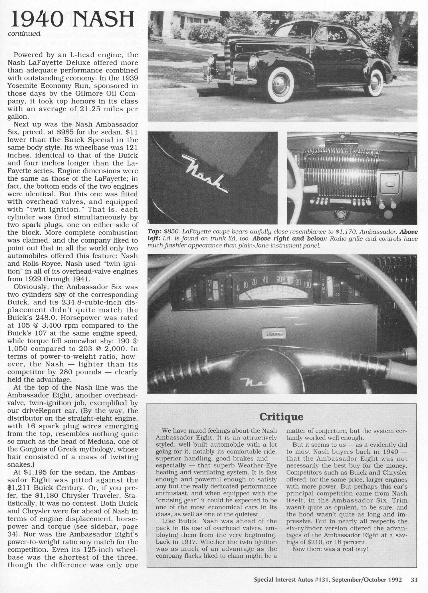SIA Flashback â€“ 1940 Nash Ambassador Eight: Kenosha's Finest ...