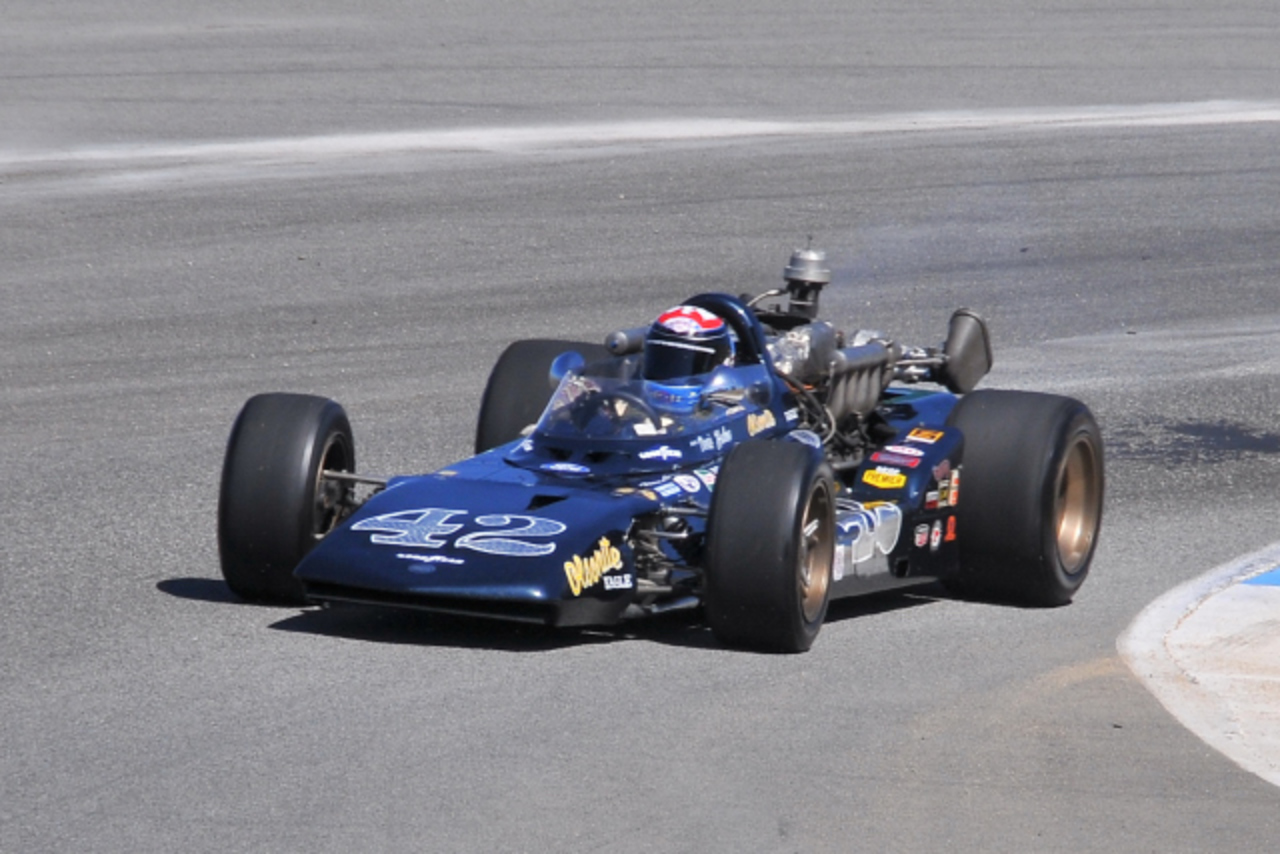 1969 Eagle Indy car, formerly driven by Denis Hulme. Now owned by ...