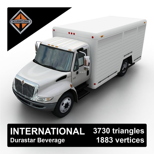 max international durastar beverage delivery truck