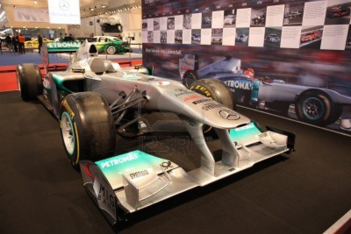 ESSEN - NOV 29: Mercedes-Benz Formula 1 Racing Car Shown At The ...