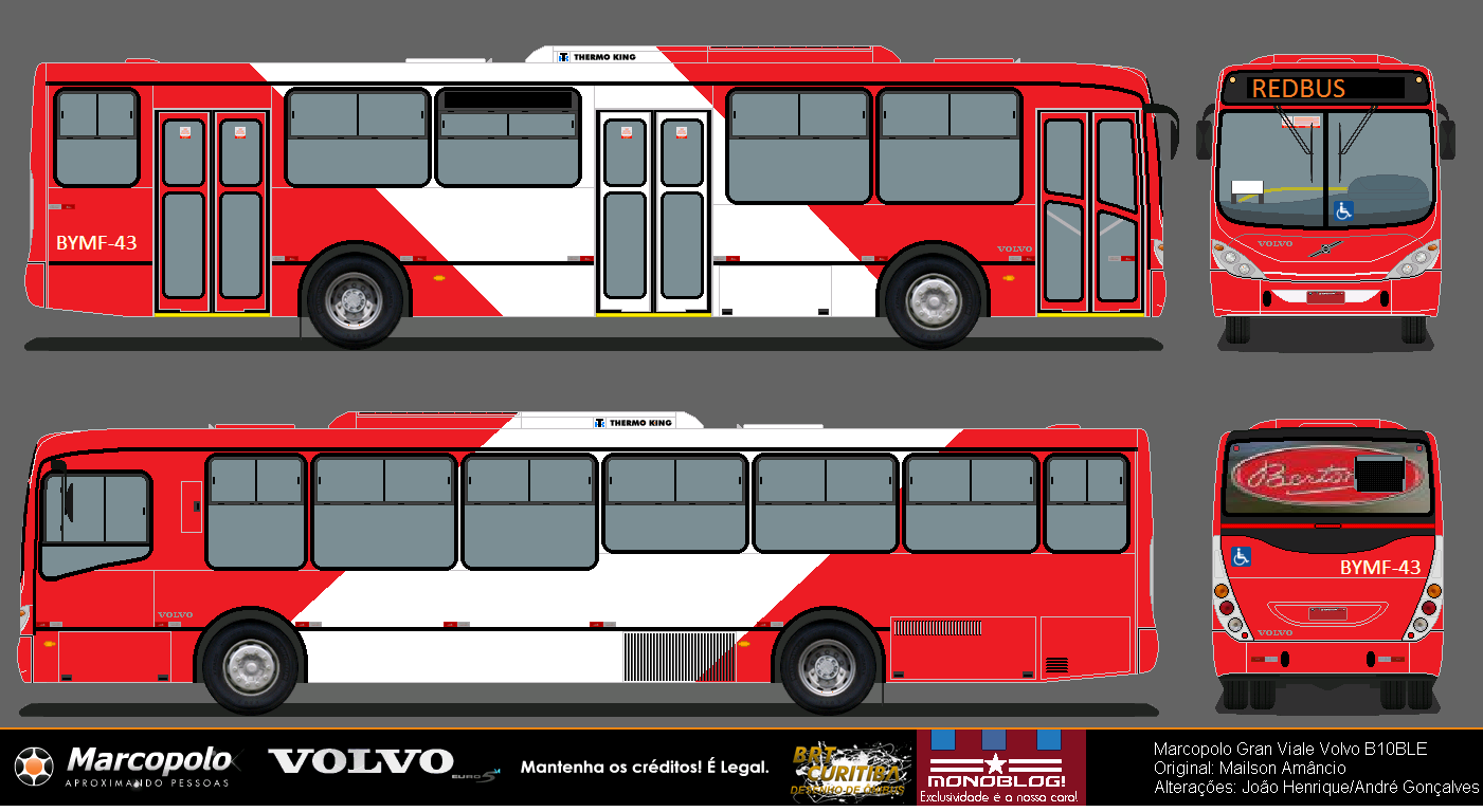 DiseÃ±os de Buses Pintados: Linea CXX Marcopolo Gran Viale Volvo B10BLE