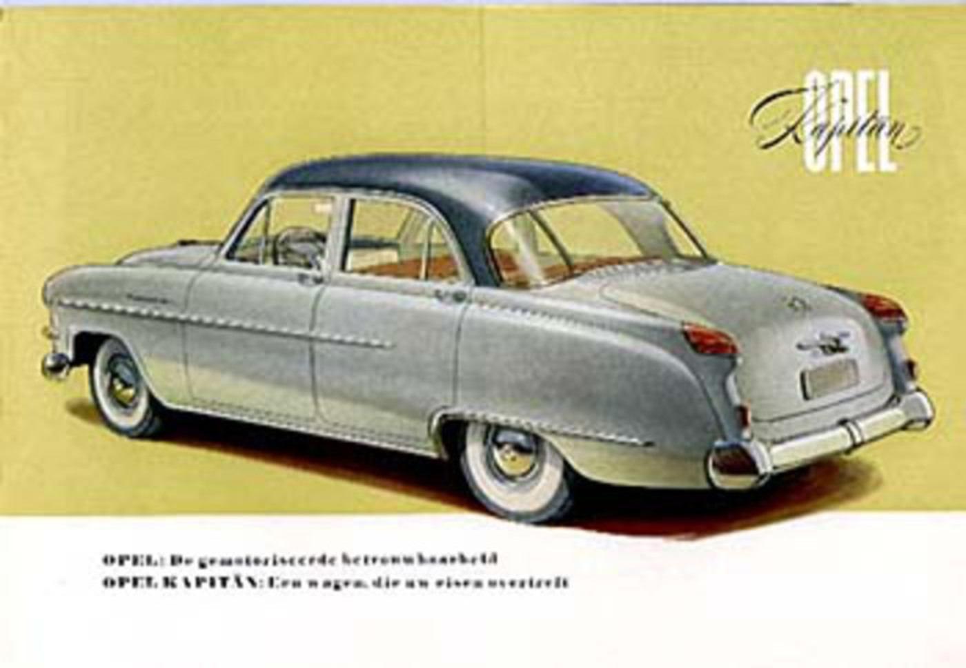 1954 Opel Kapitan. 1954 Opel KapitÃ¤n